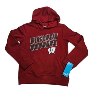 Gen2 Wisconsin Badgers Hoodie NEW NWT Youth S/8 UW-Madison